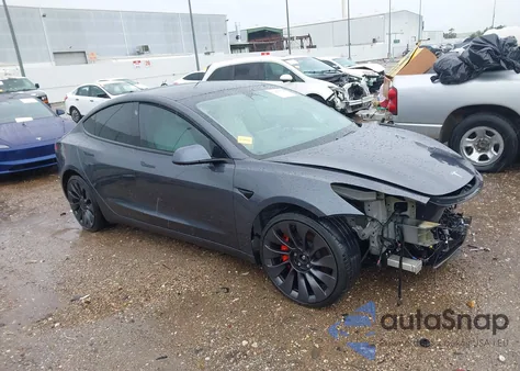 2021 Tesla Model 3 Performance Dual Motor All-Wheel Drive из США, поврежденный, VIN 5YJ3E1EC3MF028289